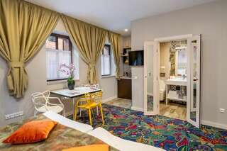 Апарт-отели Blumenhaus Sibiu Сибиу Studio Apartment (Orchidea)-5